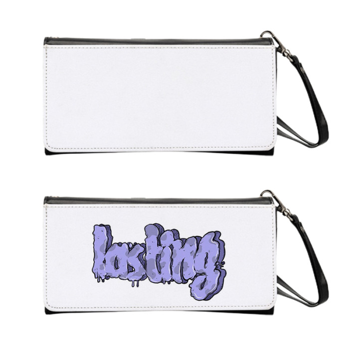 US warehouse PU leather sublimation lady wallet