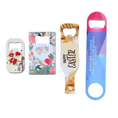 China Warehouse 40pcs stainless steel sublimation opener