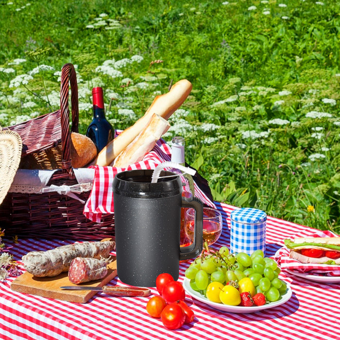 US Warehouse BPA FREE 34oz Glitter Plastic travel Cup Mugs (Not for sublimation)