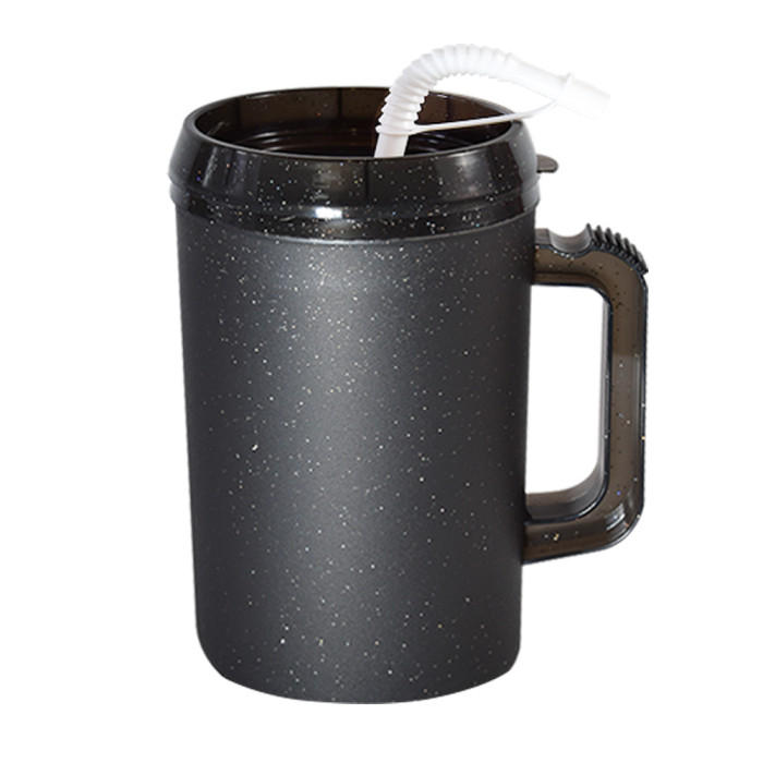 US Warehouse BPA FREE 34oz Glitter Plastic travel Cup Mugs (Not for sublimation)