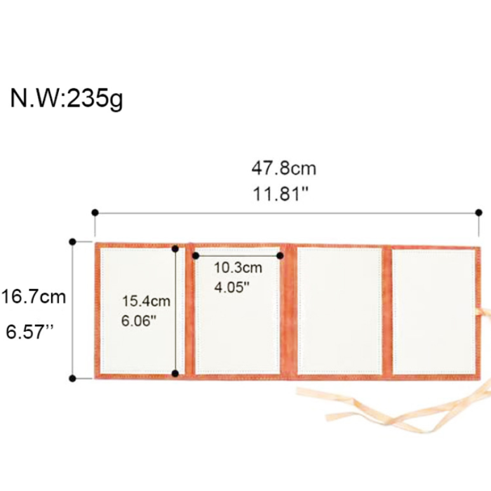 US warehouse PU leather sublimation blanks 4*6 inches photo album