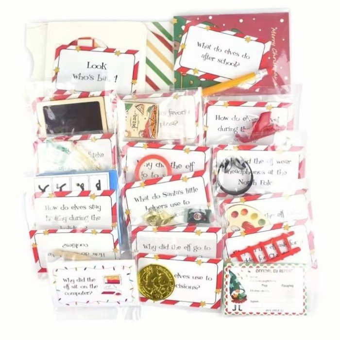 China Warehouse 20 pcs Christmas box+30 pcs dolls
