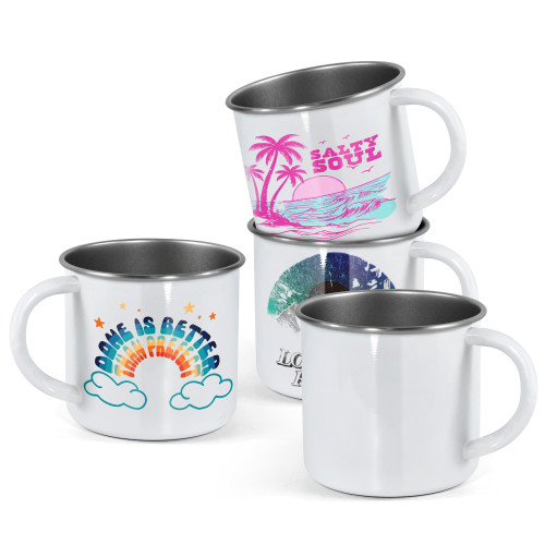 US warehouse 12oz White Sublimation Cups Mugs Cup Mug
