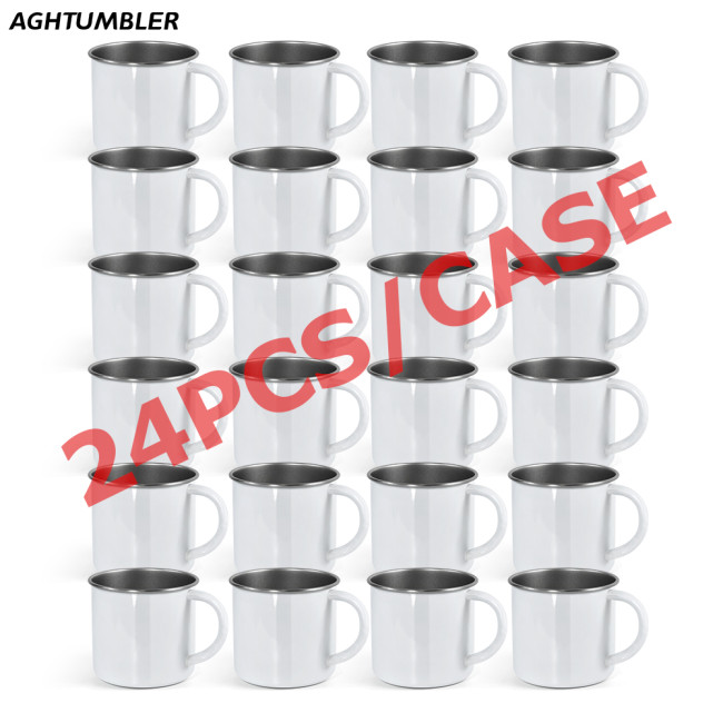 US warehouse 12oz White Sublimation Cups Mugs Cup Mug