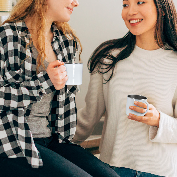 US warehouse 12oz White Sublimation Cups Mugs Cup Mug