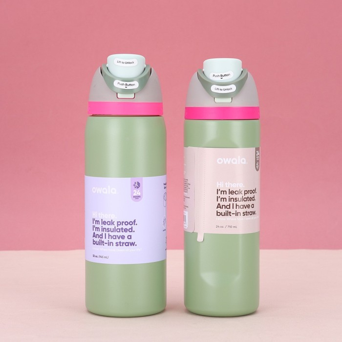 China Warehouse 24oz/32oz Portable Stainless Steel FREESILP Sports Water Bottle