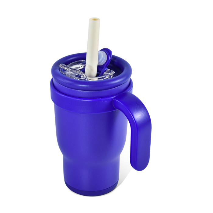 US Warehouse 14oz powder coated Colored Stainless Steel Kids water bottle Cups Tumblers