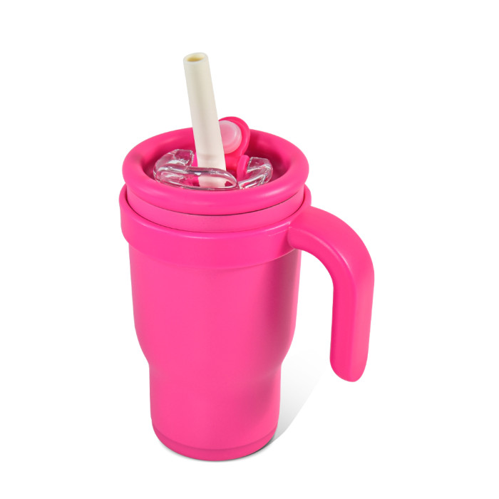 US Warehouse 14oz powder coated Colored Stainless Steel Kids water bottle Cups Tumblers