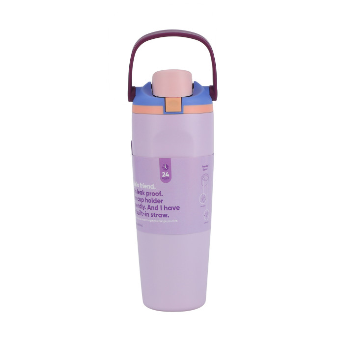 China Warehouse 30oz Portable Stainless Steel FREESILP Sports Water Bottle with Hnadle Lid