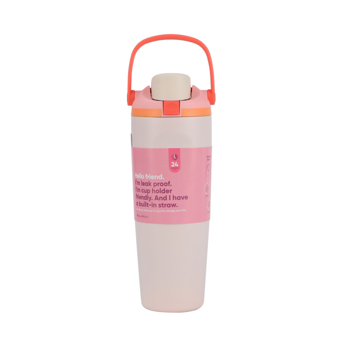 China Warehouse 30oz Portable Stainless Steel FREESILP Sports Water Bottle with Hnadle Lid