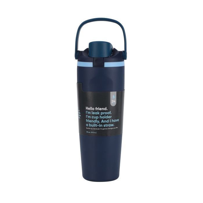 China Warehouse 30oz Portable Stainless Steel FREESILP Sports Water Bottle with Hnadle Lid