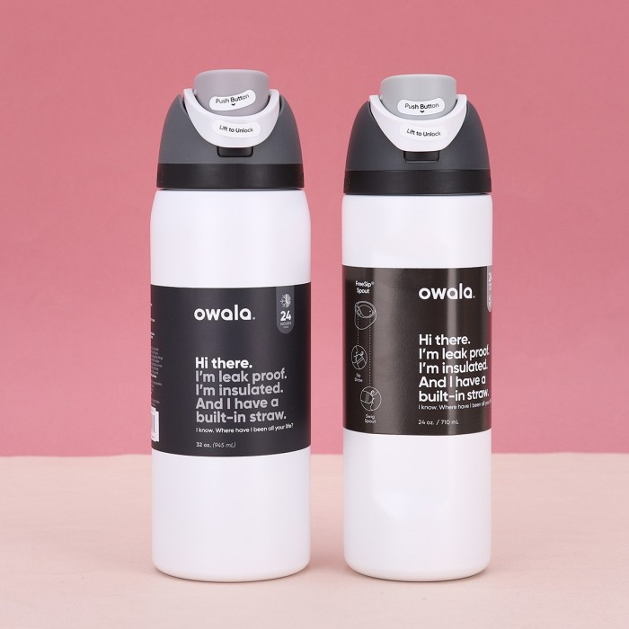 China Warehouse 24oz/32oz Portable Stainless Steel FREESILP Sports Water Bottle
