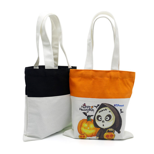 RTS US Warehouse 10*10 inches Sublimation Candies Tote Bag for Halloween