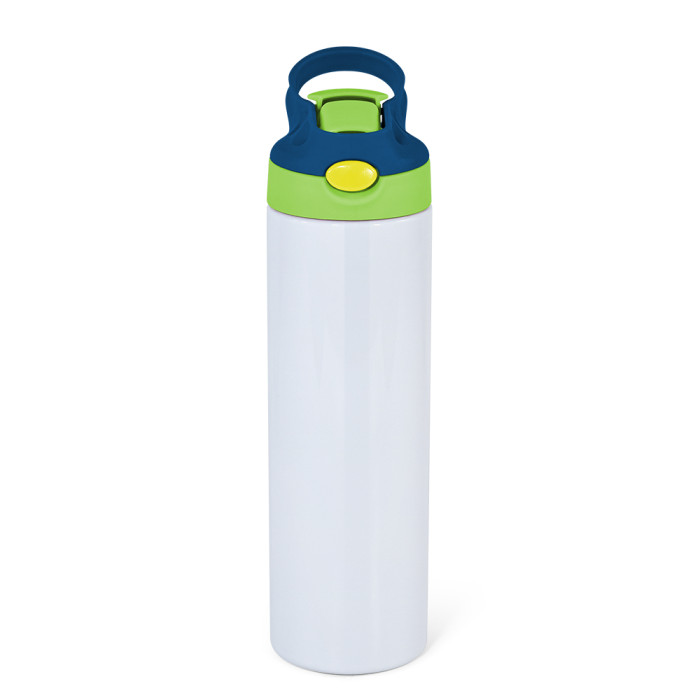 China Warehouse 20oz Top Flip Sublimation Straight Water Bottle