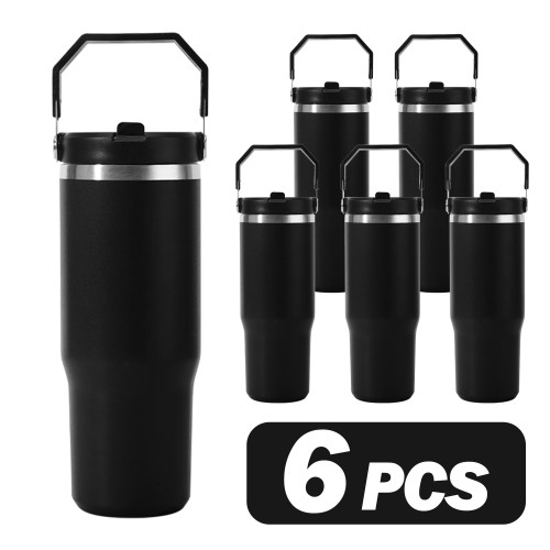 US Warehouse 30oz Powder Coated Tumbler with handle Lid