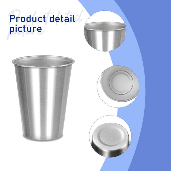 US warehouse 16oz stainless steel sublimation Cup Beer mugs Beverages Cups