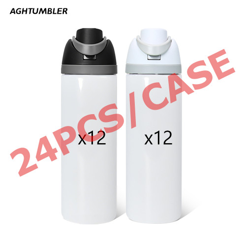 US Warehouse No Pit FreeSip 24oz sublimation water bottle