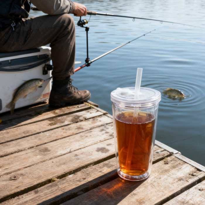 US warehosue 16oz Acrylic Clear Snow Globe Cup with Cler leakproof lid+straw,pre-hole with plug