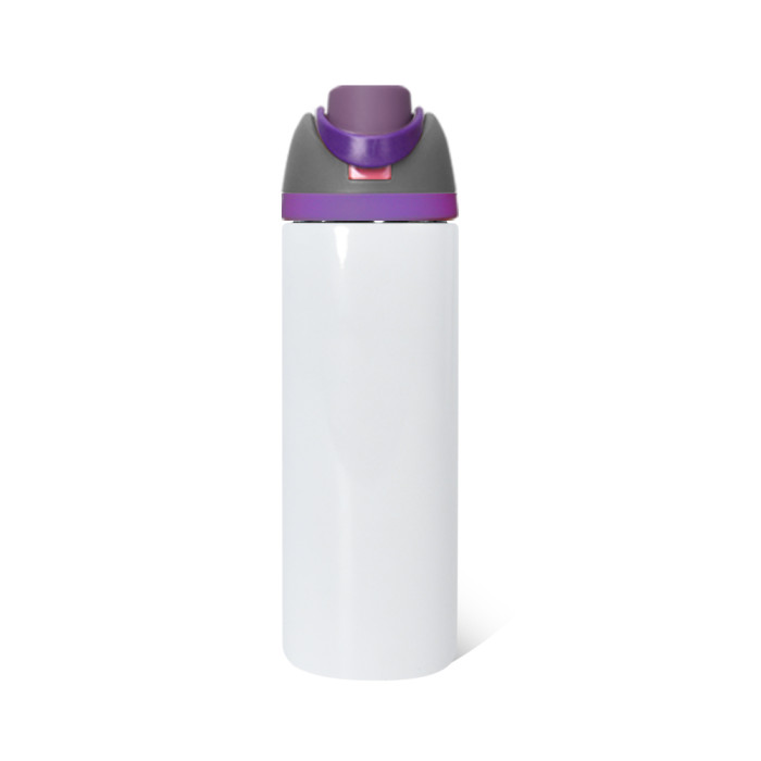 Pre-sale  US Warehouse 30 cases/720 pcs No Pit 24oz sublimation water bottle FreeSip Insulated Stainless Steel Water Bottle with Straw