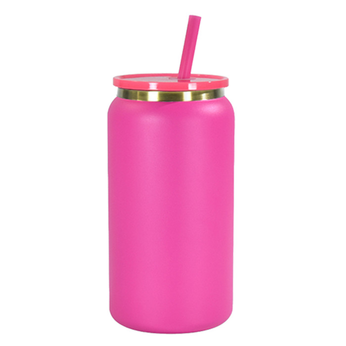 US Warehouse Stainless Steel 16oz Powder Coated Cup with Gold Plated(non-sub) Libby Cups
