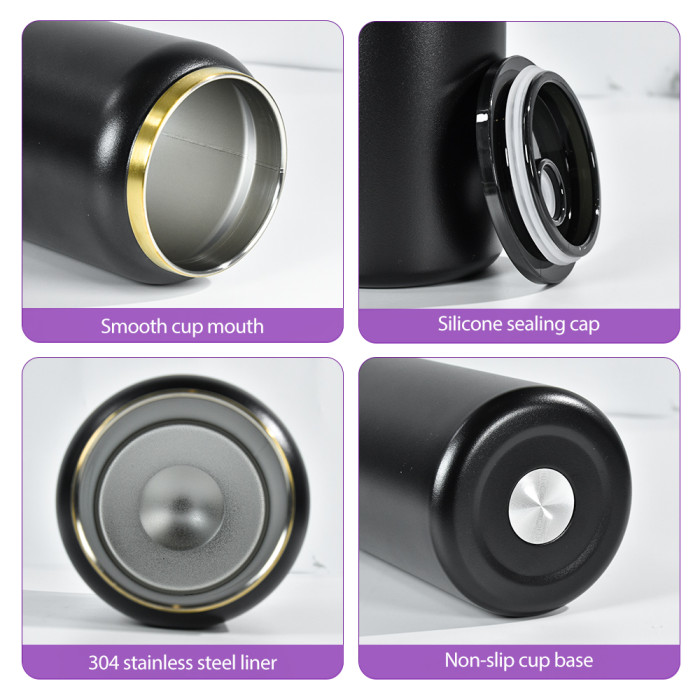 US Warehouse Stainless Steel 16oz Powder Coated Cup with Gold Plated(non-sub) Libby Cups