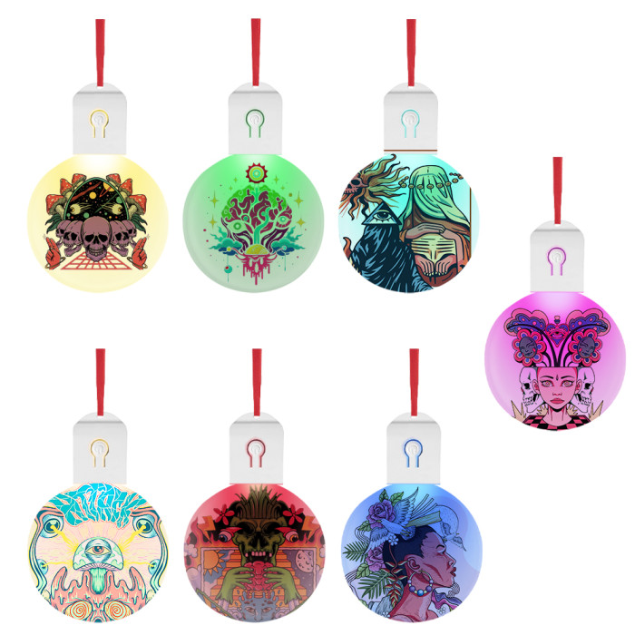 US Warehouse Round Acrylic Sublimation Blanks LED light(Acrylic Plate For Sublimation)