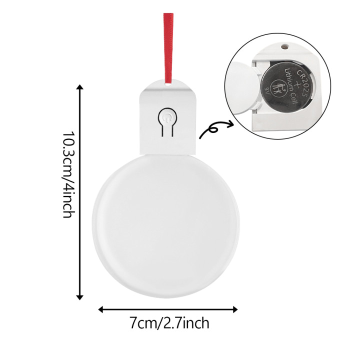 US Warehouse Round Acrylic Sublimation Blanks LED light(Acrylic Plate For Sublimation)