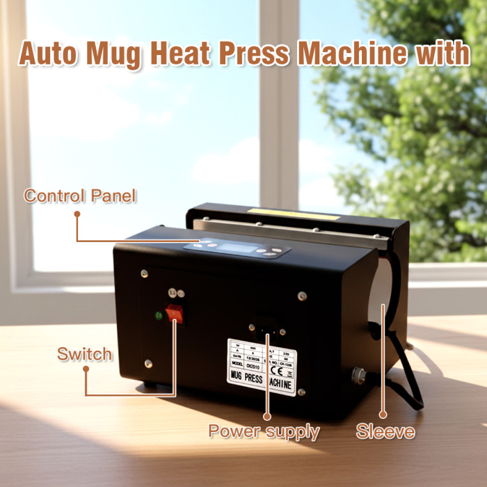 US Warehouse 20oz/30oz Auto Tumbler/Mug Heat Press