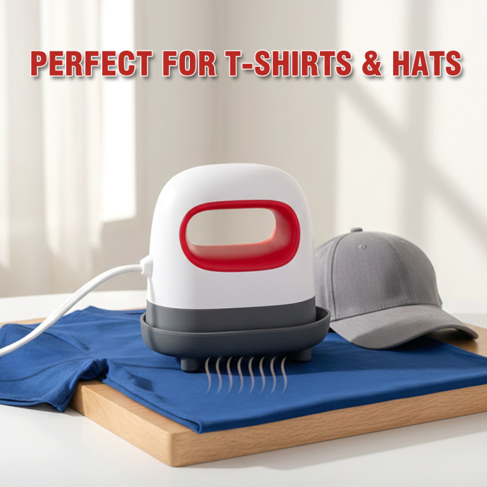 US Warehouse Mini Iron Heat Press Machine for T-Shirts Shoes Hats