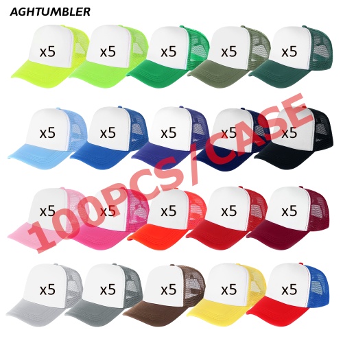 US Warehouse Sublimation Baseball Cap Truck hats Advertising Caps hat