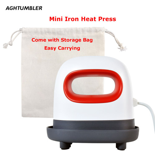 US Warehouse Mini Iron Heat Press Machine for T-Shirts Shoes Hats