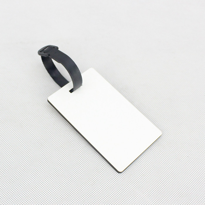 China Warehouse 100pcs Sublimation Blanks MDF Luggage/Name Tags