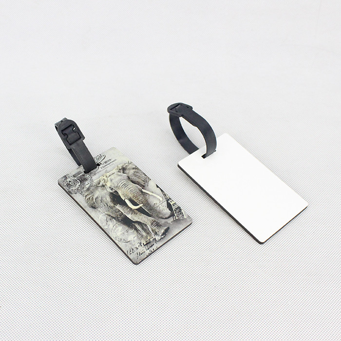 China Warehouse 100pcs Sublimation Blanks MDF Luggage/Name Tags