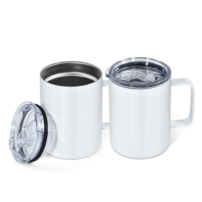 US Warehouse 12oz sublimation coffee Mug with handle Vacuum Insulated