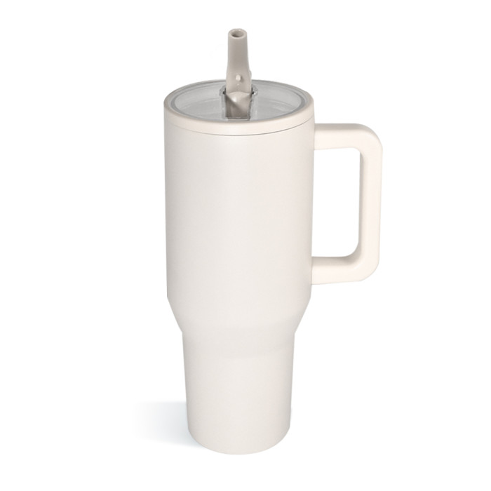 US Warehouse 40OZ powder coated tumblers with Removeable leakproof Flip Straw Lid(Not for sublimation)