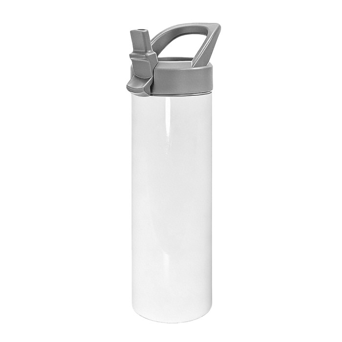 US Warehouse 20oz sublimation Sports Water Bottle tumblers with Flip Straw handle lid