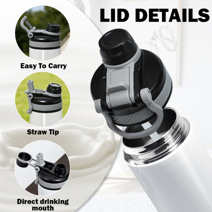 US Warehouse 20oz sublimation blanks straight tumblers with 2 in 1 flip straw lid direct drink lid