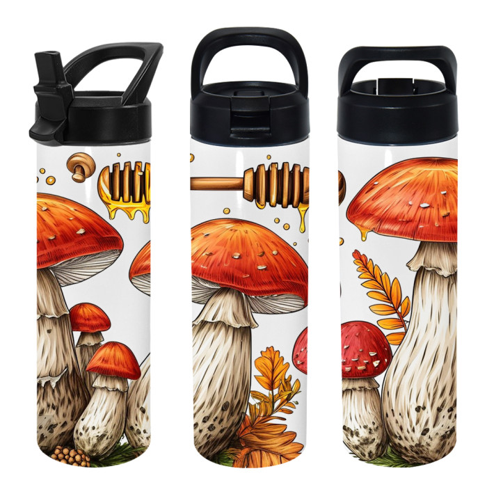 US Warehouse 20oz sublimation straight skinny tumblers with black handle lid