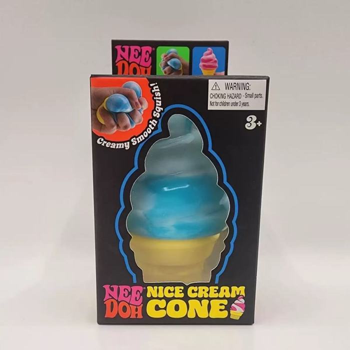 China Warehouse 150pcs TPR 3.2 inches Ice Cream Squeeze Squishy