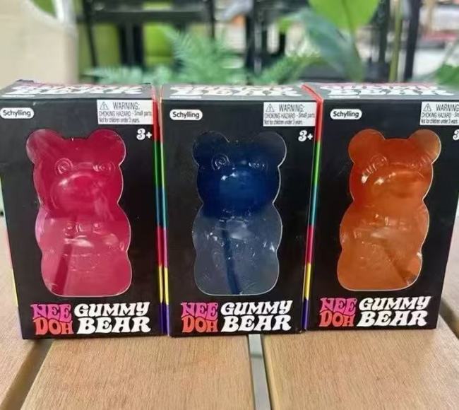 China Warehouse 120pcs TPR 3.2 inches Bear Squeeze Squishy