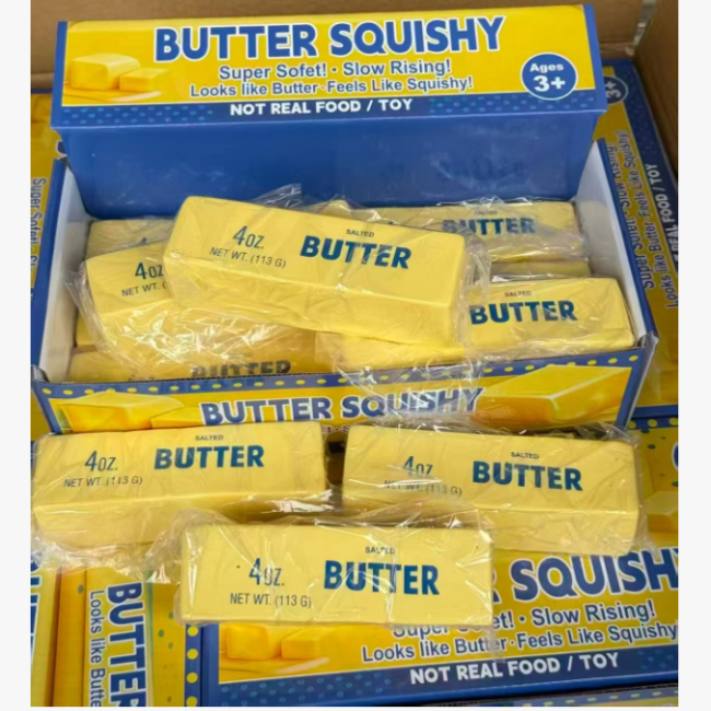 China Warehouse 288pcs PU Slow Rebound Butter Squeeze Squishy