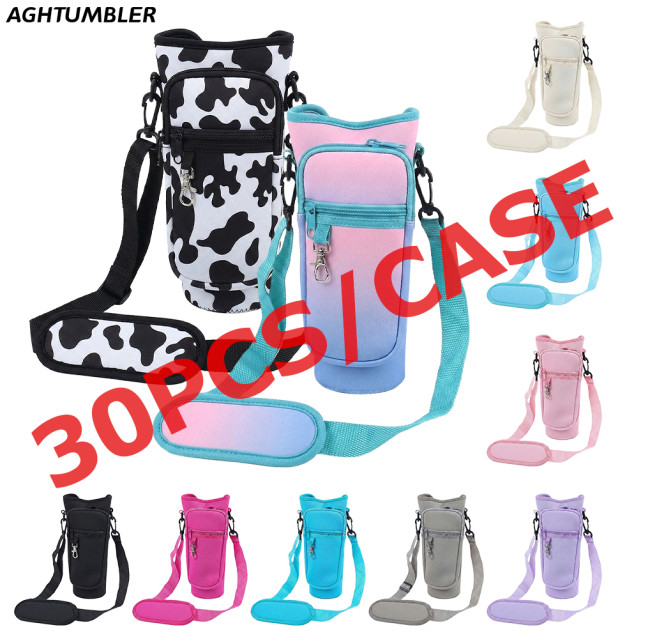 US Warehouse Neoprene Bags With Keychain Kettle Tumbler Bottle bag