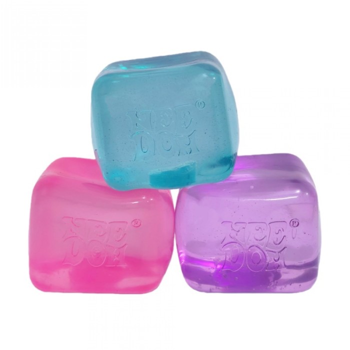 China Warehouse 64pcs TPR Fidget Toys 2.2 inches Mini Squishy Stress Cube Nice Cube