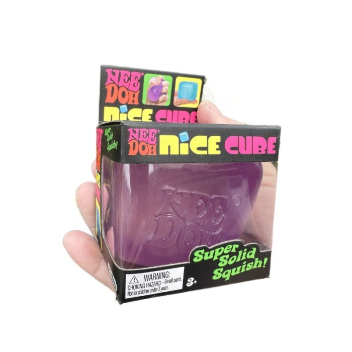 China Warehouse 64pcs TPR Fidget Toys 2.2 inches Mini Squishy Stress Cube Nice Cube