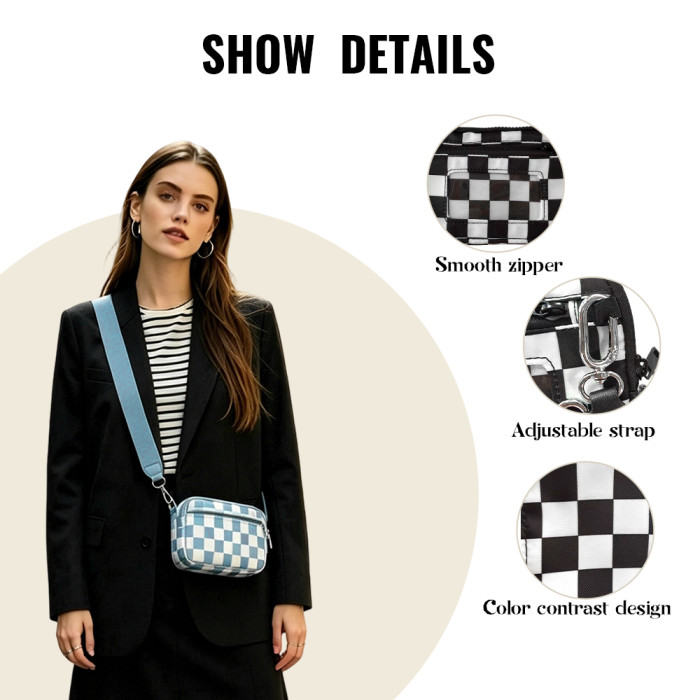US Warehouse Polyester Pocket Bags Shoulder bag