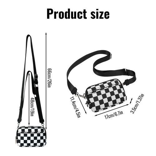 US Warehouse Polyester Pocket Bags Shoulder bag