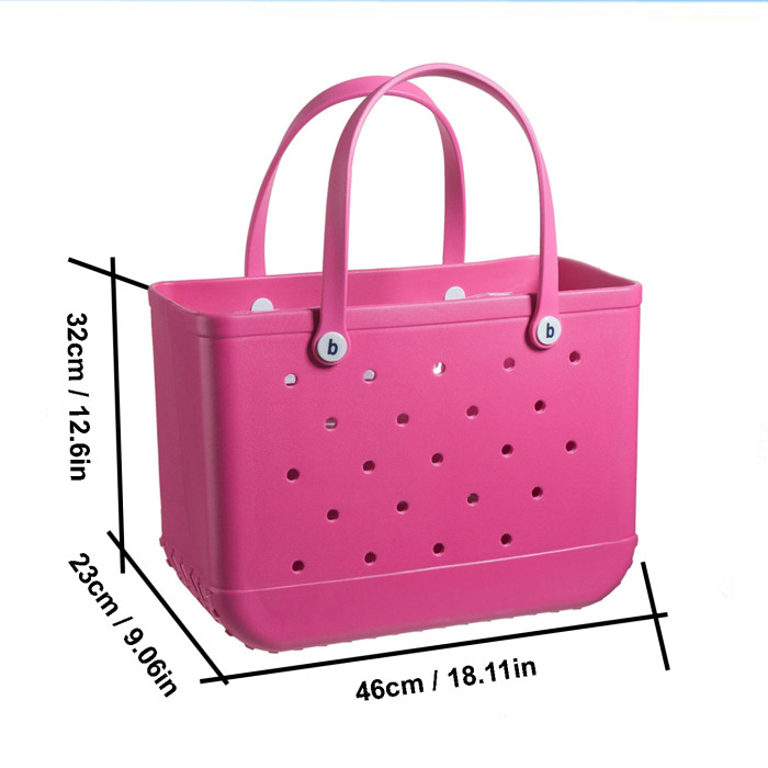 US Warehouse Big szie Blanks Beach Bag,Mixed Colors(no ornaments)