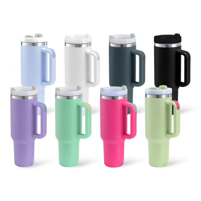 US Warehouse H2 40OZ powder coated tumblers Mixed 8 Colors