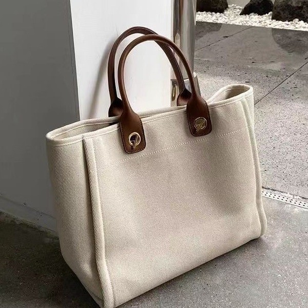 China Warehouse 24pcs 17.72*11.42*6.69 inches Canvas Pocket Tote bag