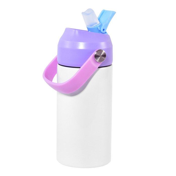 US Warehouse flat bottom 12oz sublimation kids water bottle